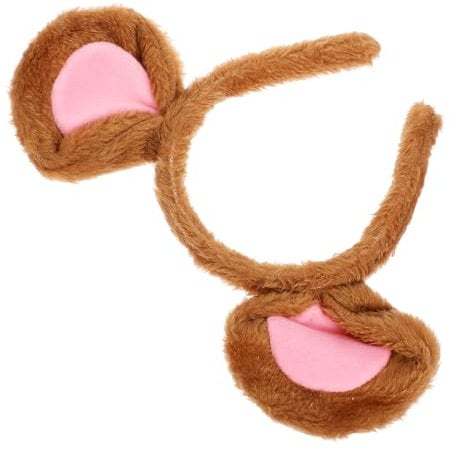 PLAFOPE Unique Mouse Ears Hairband Hair Accessory for Cosplay and Party Adorable Design for Women's Halloween Costumes