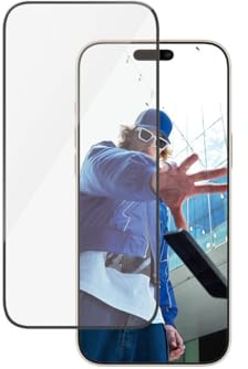 PanzerGlass Ultra Wide Fit Screen Protector for Apple iPhone 16 Pro Max 6.9 2024| Edge to Edge Tempered Glass, Drop/Scratch Protection, Anti-Fingerprint, Easy Install, Case Friendly - Clear