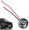 Nankoyal Led Bulb Socket | Auto Brake Bulb Light Socket,Wire Harness Holder Led Bulb Light Lamp Socket 1156/1157 Waterproof For Various Bulb Models Reversing Light