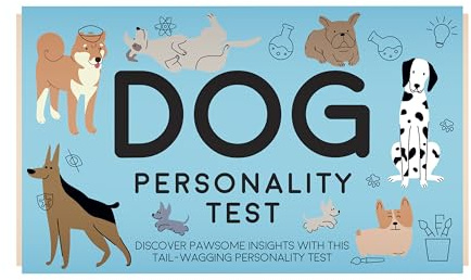 Gift Republic Dog Personality Test Cards - Discover Your Dog’s Unique Traits & Attitude with 100 Fun-Filled Cards for Dog Lovers & New Dog Owners