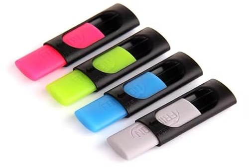 4Pcs Colorful Ink Rubber for Erasable Pen Stationery Office School Supply Gift Random Dedicated Pen for Gel Color ，Pen Eraser for Ink,Ink Eraser