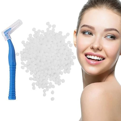 100gProvisorischer Zahnersatz Kunstharz, Prothesen Gefälschte Zähne, Provisorischer Zahnersatz Naturharz, Zahnersatz, Falsche Künstliche Temporäre Prothese Künstliche Veneers Zähne Oben und Unten