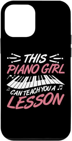 Coque pour iPhone 12 mini Piano Lover Piano Girl