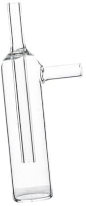 Sharplace Glass Gas Sampling Bottle Chemi Labware Sturdy Stable Science Equipment Lab Glassware Absorber Bottle Gas Collecting Tube