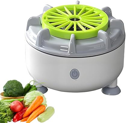 Generico Lavado de verduras – Limpiador automático portátil para fresas – Aparato inteligente para lechuga, ensalada, huevos, fresas, bayas y patatas