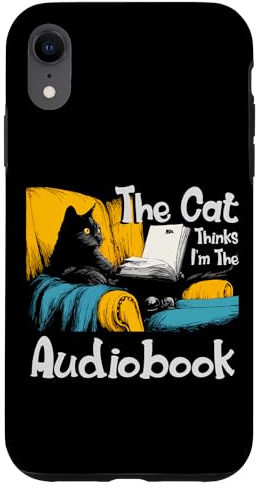 The cat thinks I'm the audiobook Case for iPhone XR
