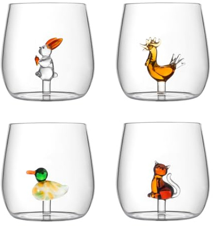MEDARD DE NOBLAT - Gobelets - D8.8 cm et 37 cl - Topies - Verre borosilicate très résistant - Vendu à l' unité - Transparent
