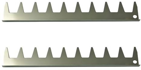 Hrtyvhin 2-teiliges Bienenstock Rahmenabstandsrechen Set für Bienenhäuser, Imker, ergonomisches Design, 9 Rahmenkompatibilität, genaue Messung, ergonomisches Imkerei Handwerkzeug