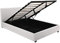 Habitat et Jardin - Lit Double Carla en Simili Blanc avec Coffre Rangements 160 x 200 cm | Cadre de Lit 2 Places Design | Sommier à Lattes et Tête de Lit Inclus