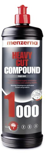 Menzerna Heavy Cut Compound 1000 Pad Use For Scratch Removal On Newly Cured Paint & Older Paints & For Fast Removal Of Sanding Marks By Tools Centre