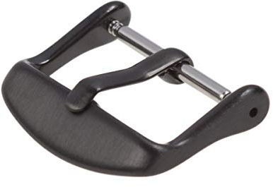 Archer Watch Straps - Acier Inoxydable PVD Boucle De Remplacement - Noir Brossé, 16mm