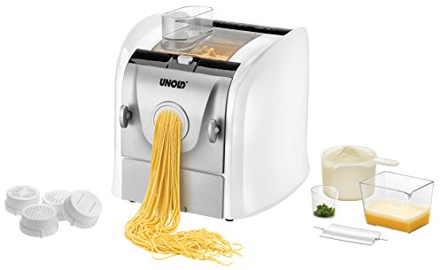 UNOLD 68860 NUDELMEISTER Pasta Nudelmaschine, Aluminium, Weiß