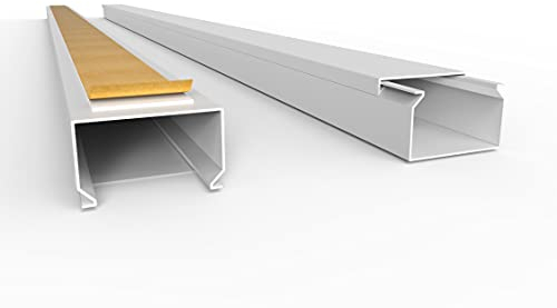 SCOS Smartcosat SCOSKK103 30 m Kabelkanal (L x B x H 2000 x 40 x 25 mm, PVC, Kabelleiste, Selbstklebend) weiß