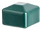 EMFA Capuchon pour Poteau carré 60x60 mm Vert 10 pièces Chapeau de clôture Tube Plastique 6x6 cm