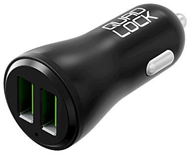 Quad Lock Dual USB QC 3.0 12V Car Charger
