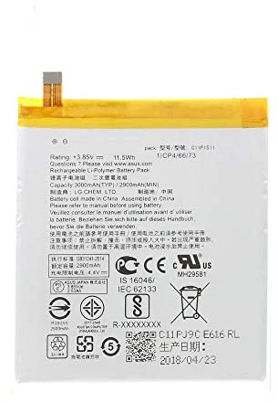 BEST2MOVIL Batteria Interna C11P1511 3000 mAh Compatibile con ASUS Zenfone 3 ZE552KL