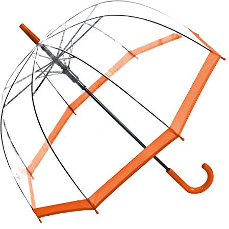 RSK Regenschirm Transparent Durchsichtig Glockenschirm Automatik
