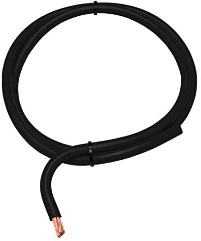 20m Fly Fahrzeugleitung Schwarz 25mm² rund Kabel Litze KFZ Stromkabel