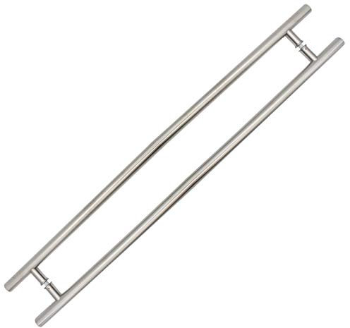 EAI Pull Handles for Front Door Inline Back to Back Fix | Satin Stainless Steel | 1200x32mm
