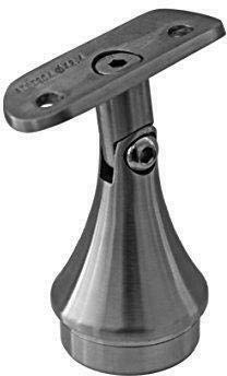 1x Edelstahl Handlauf-Rohr Pfosten Halter Geländer Rohr Stütze Gelenk Kugelring V2A Treppe 42,4