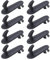eMagTech 8 Stück Automatten Teppich Clips Kunststoff schwarz kompatibel mit Toyota Lexus Autos mit Hakensystem PZ410-99350-01