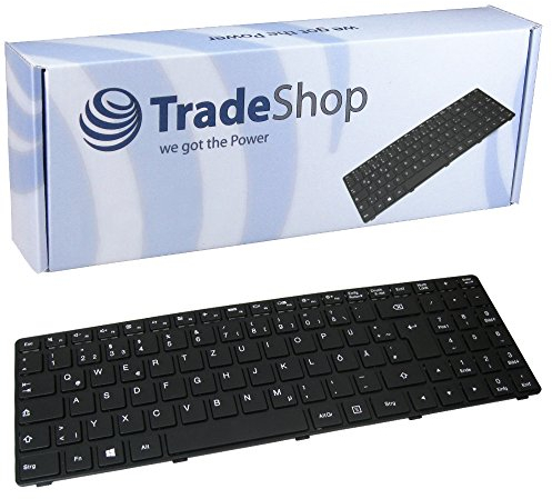 Trade-Shop Original Tastatur Notebook Keyboard Deutsch QWERTZ für Lenovo IdeaPad IBM 100-15 Serie 100-15.6, 100-15IB, 100-15IBD, 100-15IBG u.ä.