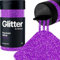 Hemway Premium Glitter Shaker - Purple | Fine Metallic Flake Sequins for Resin & Epoxy Crafts | Craft Supplies for Tumblers, Festival, Hair, Face, Body, Eye & Nail Art | 130 g