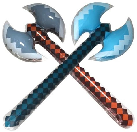 Inflatable Hatchet 2pcs -Lightweight Pool Party,Birthday Parties Fun Nights