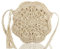 XiXiRan Petit Sac en Paille Femme, Sac Bandoulière Tissu, Pour Plage, en Crochet, Sac Osier D'été avec Effet Raphia avec Bandoulière Réglable