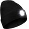 DAWINSIE LED Beleuchtete Mütze mit Licht, Wiederaufladbare USB Laufmütze mit Licht Extrem Heller 6 LED Lampe Winter Warme Stirnlampe für Herren und Damen