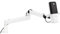 Elgato Wave:3 White Mic with Mic Arm Low Profile, Fully Adjustable with Cable Management Channel, perfect for Podcast, Streaming, Gaming, Home Office, Free Mixer Software, Plug & Play for Mac, PC