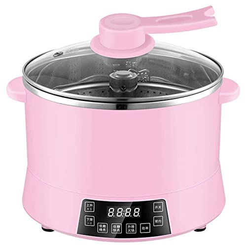 Rice Cooker,Home Rice Cooker, Intelligent Reduced Sugar, 4L Stainless Steel Liner, Separate Pot Body Design, Automatic Lifting,Pink