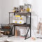 Kamorry Kitchen Countertop Organizer，3 Tier Microwave Shelf Stand Countertop Oven Rack with Metal Frame