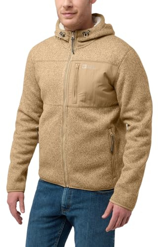 Jack Wolfskin Herren Kaminfeuer Hooded Jkt M, Anis, XXL EU