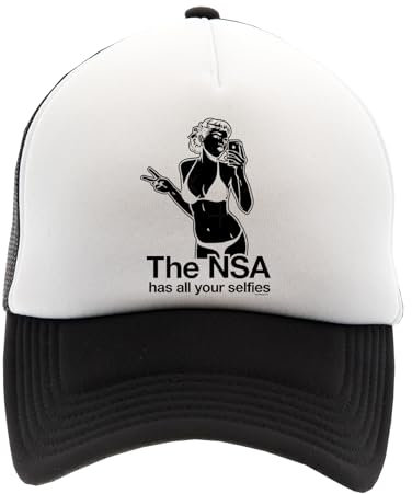 Generisch The NSA Has All Your Selfies Herren Kappe Baseball Unisex Herren Damen Erwachsene Einstellbar Cap Unisex Men's Women's
