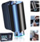 Smart Car Air Freshener,Rechargeable Aroma Diffuser with 3 Levels of Adjustable Intelligent Car Diffuser with 3 Bottles Essential Oil(cha-nel)