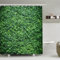 Simpomsy Green Leaf Wall Outdoor Garden Theme Shower Curtain Outdoor Shower Curtain For Garden Summer Garden Decoration Bath Curtain With 12 Hooks 180x180cm
