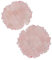 Verdant Touch Quartz Cooling Eye Cover Rose Quartz Cooling Eye Pads, 2pcs, Migräne Relief, Wrinkle & Puffiness Elimination, Rose Quartz Eye Cover