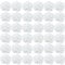 FagusHome 35 Pcs Silk Hydrangea Heads Artificial Flowers Heads with Stems Fake Hydrangea Flowers Head Diameter 7 Inches for Home Wedding Décor (Pure White)