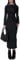 EMOTTOS Sexy Maxi Ruched Dress, Elegant Turtleneck Back Slit Bodycon Dress, Soft Maxi Swing Hem Long Sleeve Pencil Dresses for Cocktail Party (Black, M)