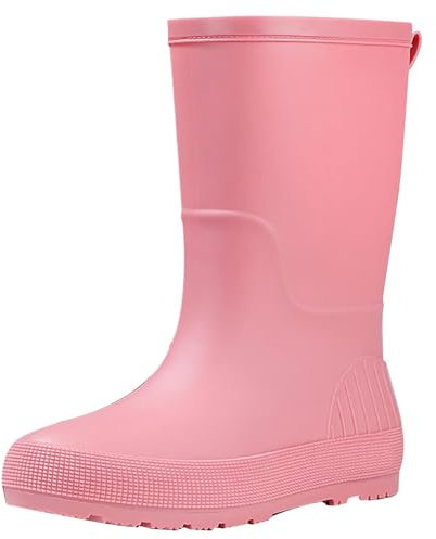 Boots Donna in Gomma Stivali Gomma Scarpe di Gomma Stivaletti da Pioggia da Donna Boot Impermeabile Pioggia Resistenti Scarpe da Giardino Antivento Stivaletti Gomma di Gomma Impermeabili Rain