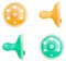 Tommee Tippee brustähnlicher Night Glow Schnuller, 0-6m, 4er-Pack, leichtgewichtig, einteiliges Silikondesign