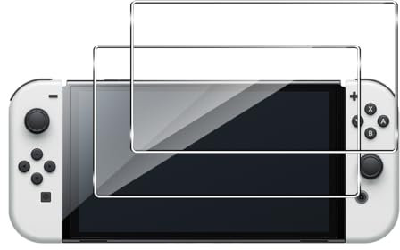 Lutree pour Nintendo Switch 2 2025 Verre Trempé, 2 Pièces 9H Dureté HD Protecteurs d'écran, Anti-Rayures Sans Bulles Film Vitre Trempé Protection écran