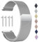PDSQL Cinturino per Orologio in Maglia di Acciaio Inossidabile, Bracciale Sostitutivo in Metallo Con Chiusura Magnetica Smartwatch Cinturino Sostitutivo per Orologio a Sgancio Rapido per Donna e Uomo