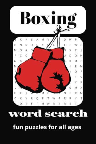 Boxing Word Search Puzzle Book: This Word Search Book includes 50+ puzzles | 6x9 inches, 110 pages |