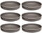 LEONARDO HOME Speiseteller ROMA 6er Set • Ø 19,7 cm • Mikrowellen- & Spülmaschinengeeignet • stapelbar • Keramik Geschirr für 6 Personen • Steingut-Teller, leicht matte Oberfläche • taupe • 027923