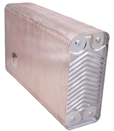 OUHFCASN 150 Plates Heat Exchanger Beer Wort Chiller Cooler SUS 304 Stainless Steel For Homebrew Cooling Fast Response, Efficient Heating