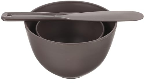 LALAFINA Outil de Masque en Silicone Souple avec Bol Grosse Capacité et Spatule Pratique pour Préparation de Soin Visage à Domicile Salon