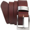 Pierre Cardin Leder-Gürtel Herren 40 mm breit, Gürtel Herren Vollledergürtel schwarz/braun, Größe/Size:125, Farbe/Color:braun