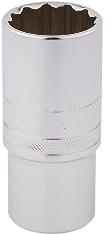 DRAPER ht-mm/B HI-TORQ 12 POINT DEEP SOCKET, blau, 1/2 Zoll Vierkantantrieb, 27 mm